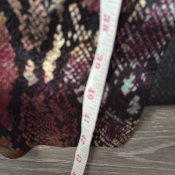 NEW REBECCA TAYLOR Snakeskin Print Silk Wrap Dress 12 - Picture 15 of 16